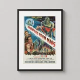 Invaders from Mars 1953 Vintage Sci-Fi Movie Poster