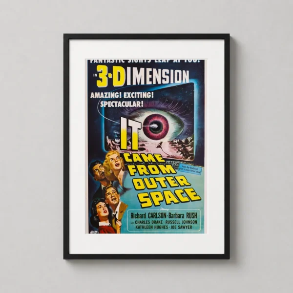 It Came From Outer Space 1953 Vintage Sci-Fi Movie Poster