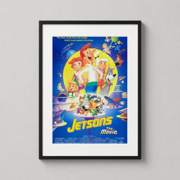 Jetsons The Movie 1990 Retro Animation Film Poster Movie Poster