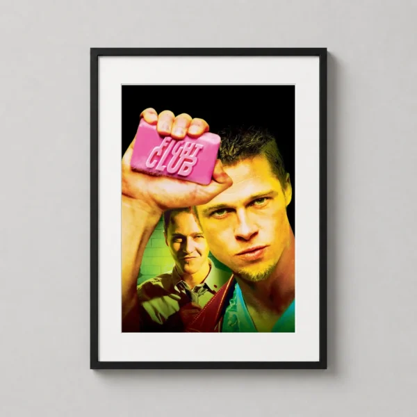 Fight Club Tyler Durden Pink Soap Bar Movie Poster