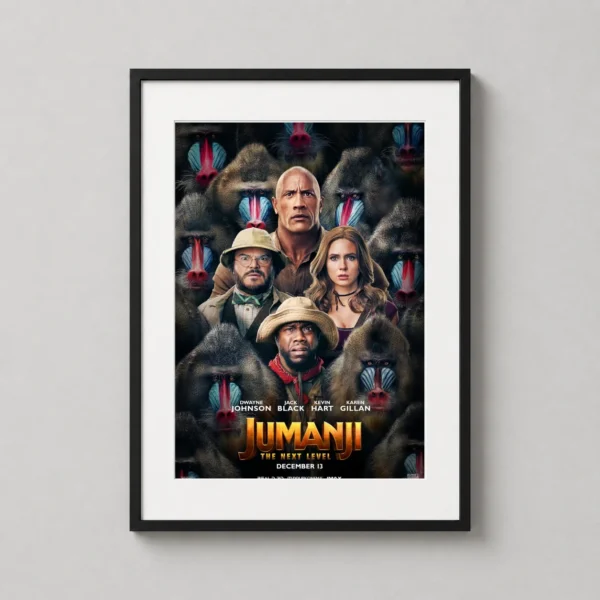 Jumanji The Next Level Mandrill Jungle Movie Poster