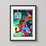 Justice League Heroes Comic Style DC Character Art Movie Poster