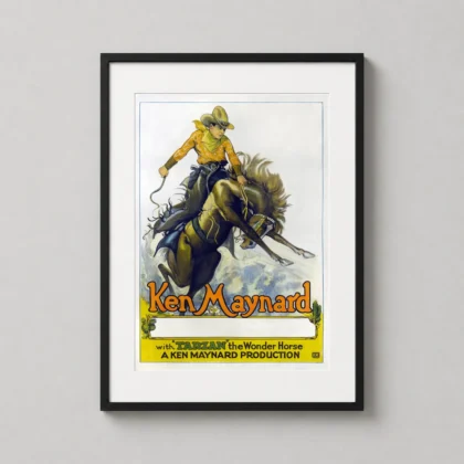 Ken Maynard Tarzan Wonder Horse Vintage Movie - movie poster from MerchFuse