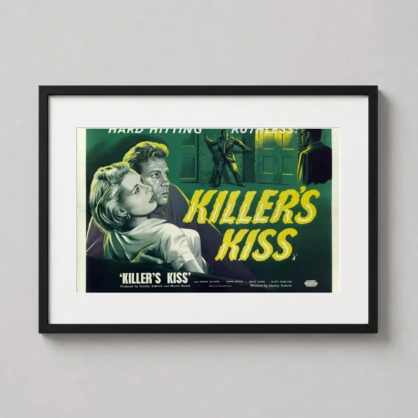 Killer's Kiss 1955 Stanley Kubrick Film Noir Print Movie Poster