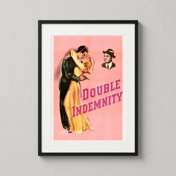 Double Indemnity Classic Film Noir Variant 1 Movie Poster