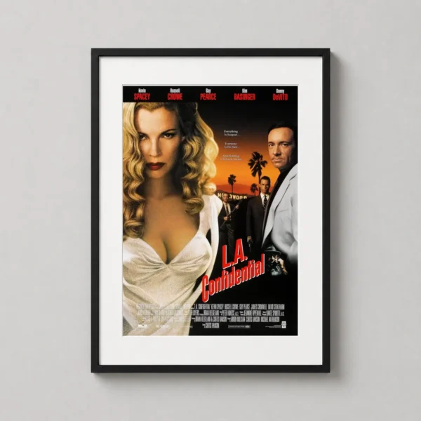 L.A. Confidential Neo-Noir Film Cast Movie Poster