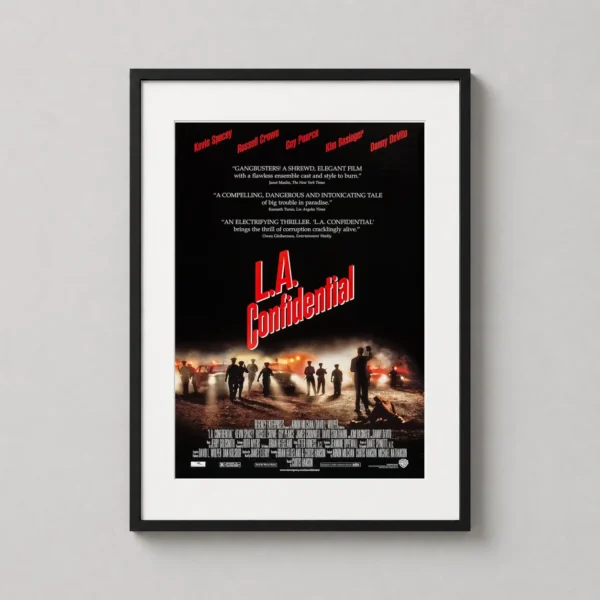L.A. Confidential Classic 1990s Noir Cinema Movie Poster