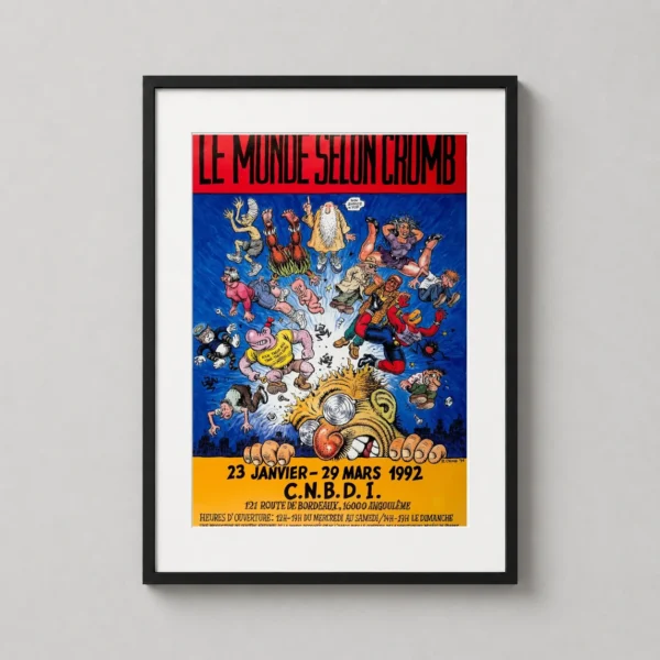 Robert Crumb Le Monde Selon Crumb Underground Comic Movie Poster