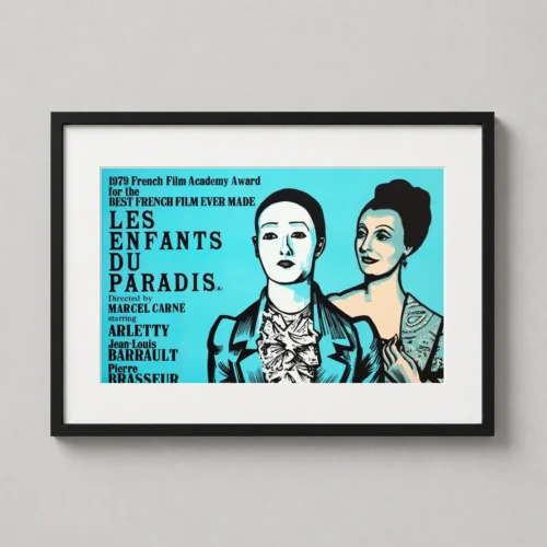 Les Enfants Du Paradis French Retro Film Poster