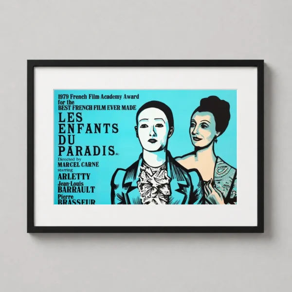 Les Enfants Du Paradis French Retro Film Poster