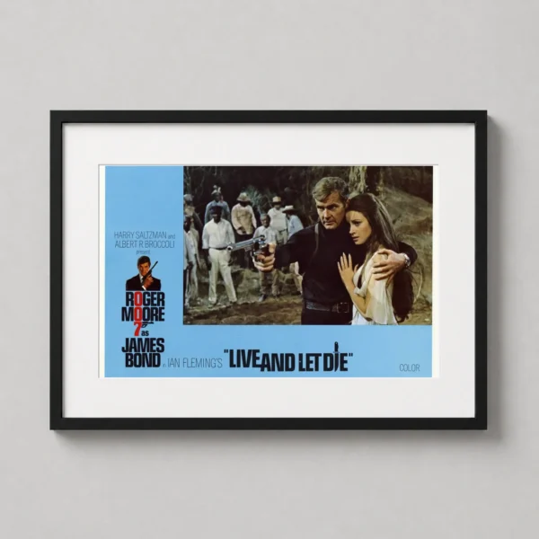 Live and Let Die Roger Moore James Bond 007 Movie Poster