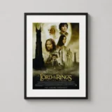 The Two Towers Lord of the Rings Character Cast Movie Poster