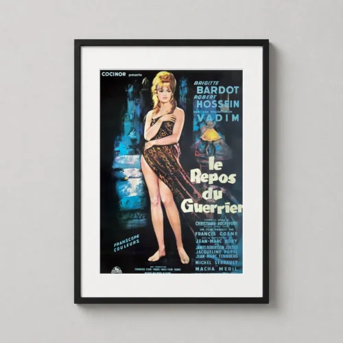 Brigitte Bardot Love on a Pillow 1962 French Movie Poster