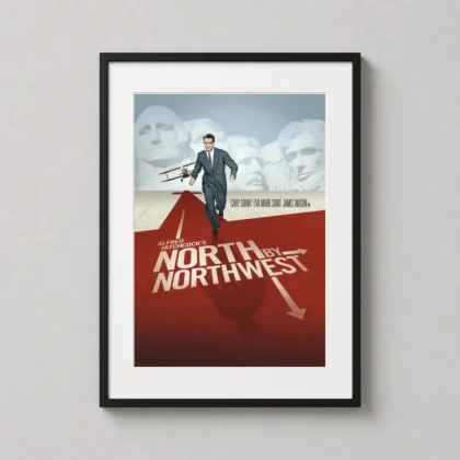 North by Northwest Cary Grant Mount Rushmore poster by MerchFuse