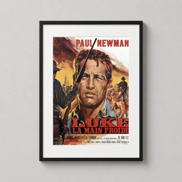 Cool Hand Luke French Paul Newman Vintage Movie Poster