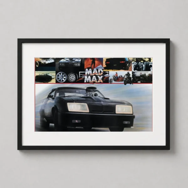 Mad Max 1979 Japanese V8 Interceptor Movie Poster