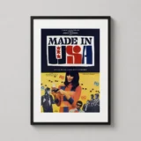 Made in USA 1966 Jean-Luc Godard Anna Karina Print Movie Poster