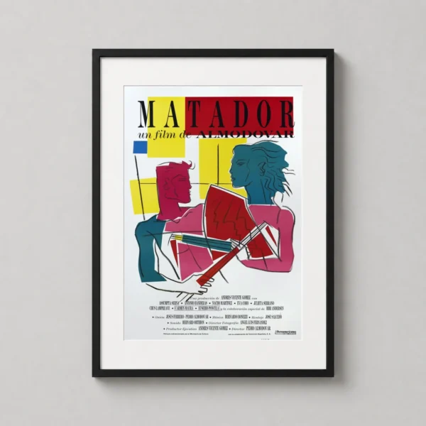 Matador Pedro Almodovar Spanish Pop Movie Poster