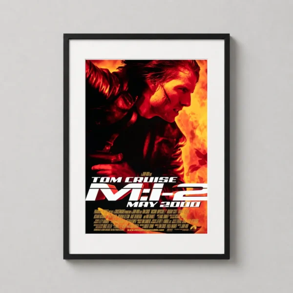 Mission Impossible 2 Tom Cruise Action Movie Poster