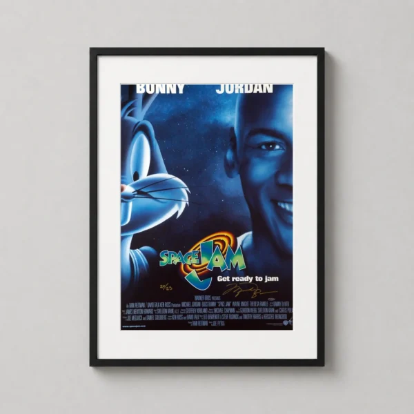 Michael Jordan & Bugs Bunny Space Jam Movie Poster