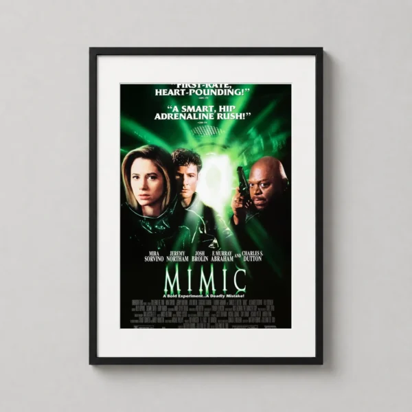 Mimic 1997 Guillermo del Toro Sci-Fi Horror Movie Poster