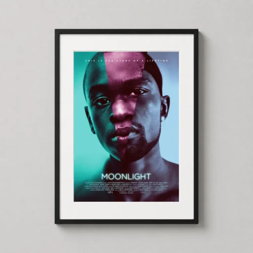 Moonlight 2016 Split Face A24 Film Poster