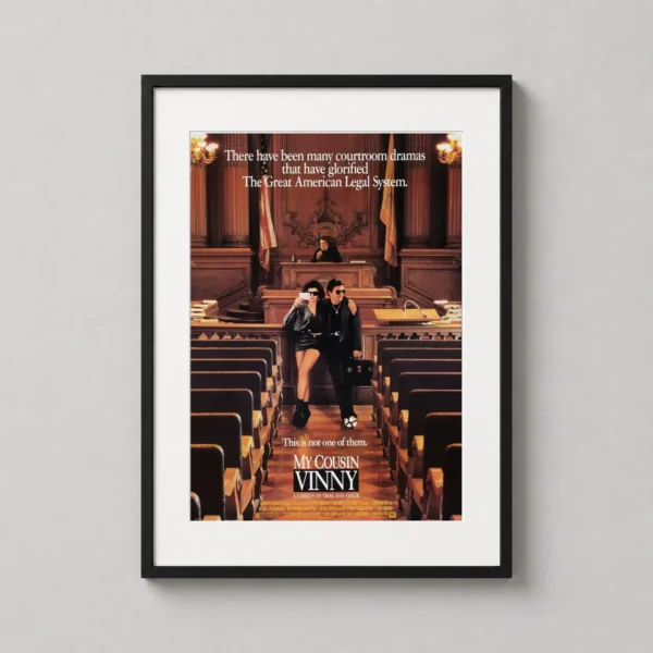 My Cousin Vinny Mona Lisa and Vinny Court Scene Print Movie Poster