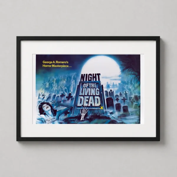 Night of the Living Dead 1968 Movie Vintage Horror Movie Poster
