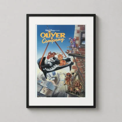 Oliver Company Movie Poster Classic - movie poster from MerchFuse