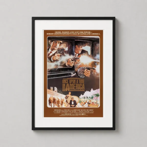 Once Upon a Time in America Sergio Leone Film Movie Poster