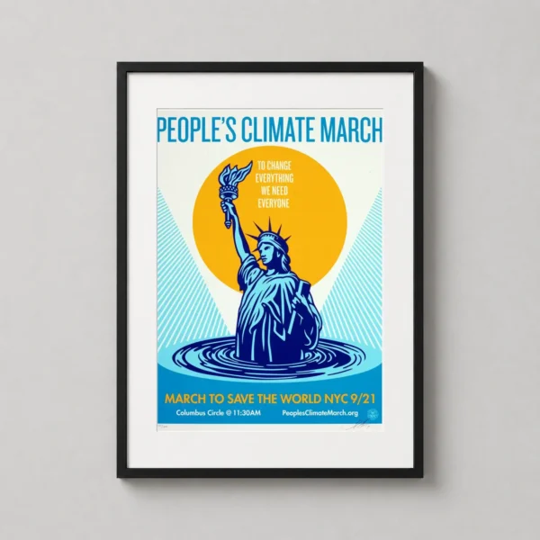 People's Climate March NYC Statue of Liberty Activist Poster Movie Poster