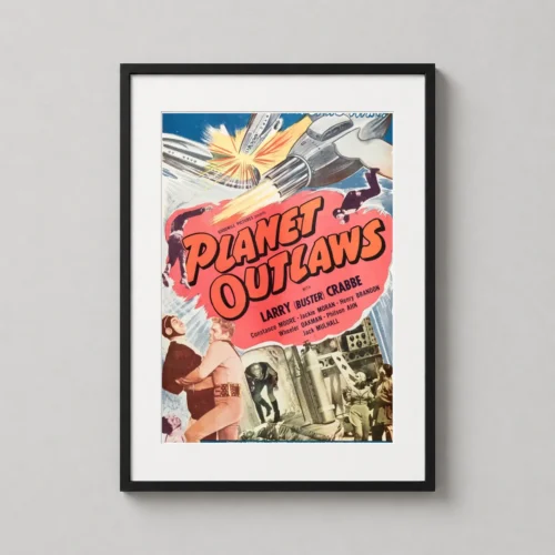 Planet Outlaws 1953 Vintage Sci-Fi Movie Poster