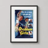 Problem Girls 1953 Vintage Exploitation Movie Poster