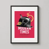 Modern Times Charlie Chaplin Minimalist Movie Poster