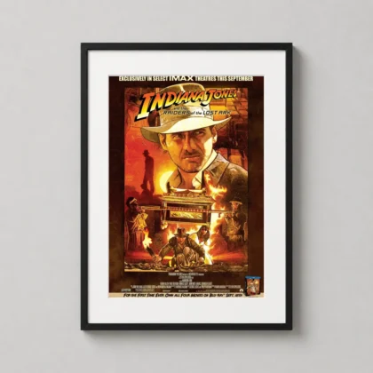 Raiders Lost Ark Movie Poster Indiana - movie poster from MerchFuse