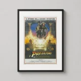 Raiders of the Lost Ark Italian Vintage Movie Poster