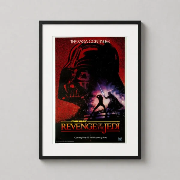 Star Wars Revenge of the Jedi 1983 Vintage Movie Poster