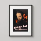 Ricky Jay and His 52 Assistants Vintage 1996 Magic Show Movie Poster