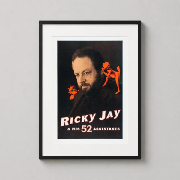 Ricky Jay and His 52 Assistants Vintage 1996 Magic Show Movie Poster