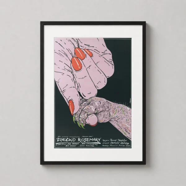 Rosemary's Baby Polish Horror Film Wall Art Movie Poster