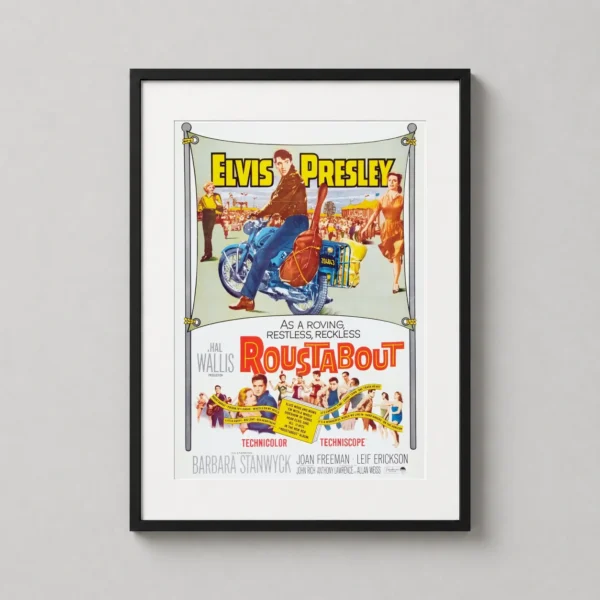 Roustabout Vintage 1964 Elvis Presley Movie Poster