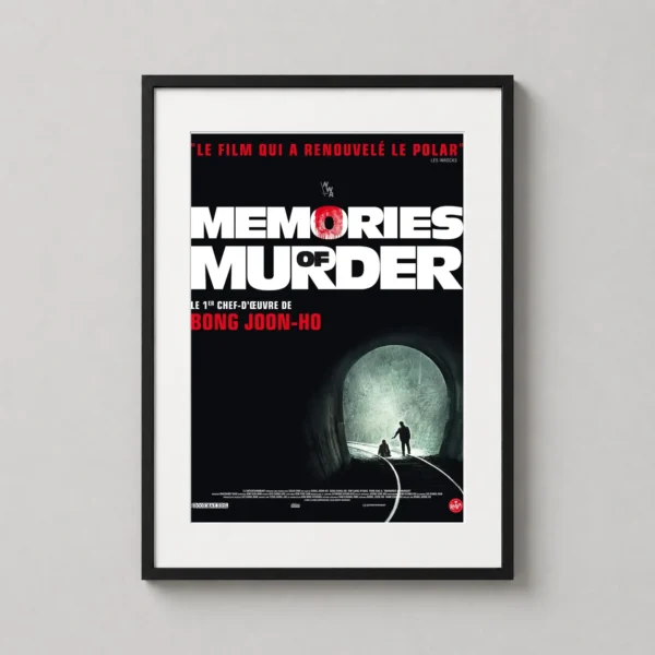 Memories of Murder Bong Joon-ho Film Tunnel Scene Movie Poster