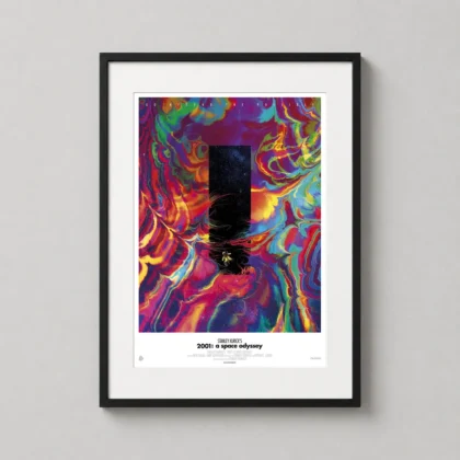2001: A Space Odyssey Star Gate movie poster for gallery wall display by MerchFuse