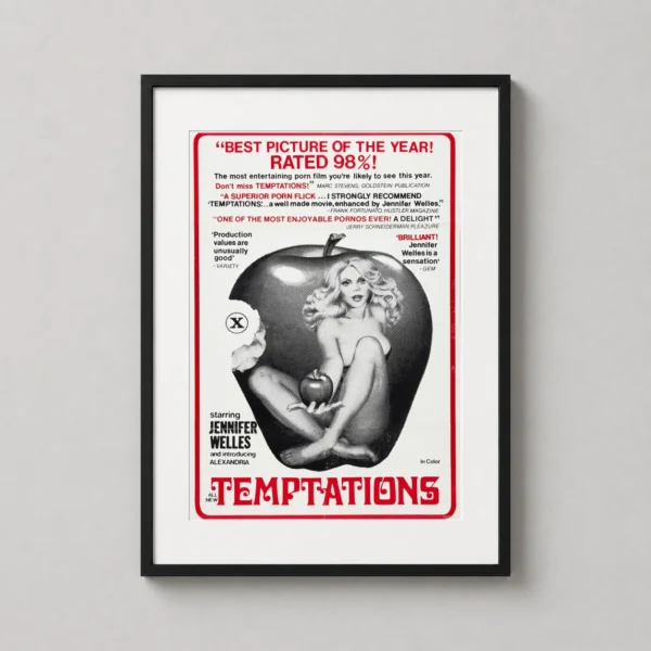 Temptations 1978 Jennifer Welles Movie Poster