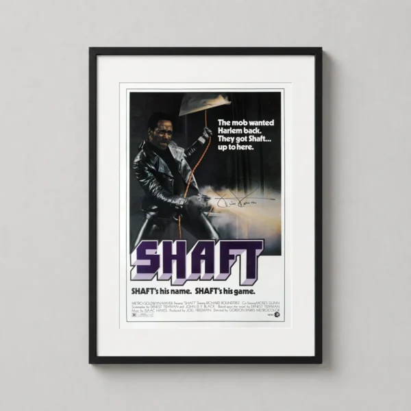 Shaft 1971 Richard Roundtree Blaxploitation Print Movie Poster