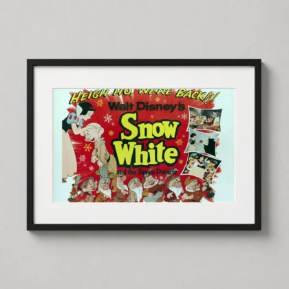 Snow White Seven Dwarfs Disney Movie - movie poster from MerchFuse