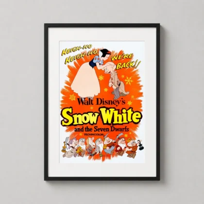 Snow White Seven Dwarfs Movie - movie poster from MerchFuse
