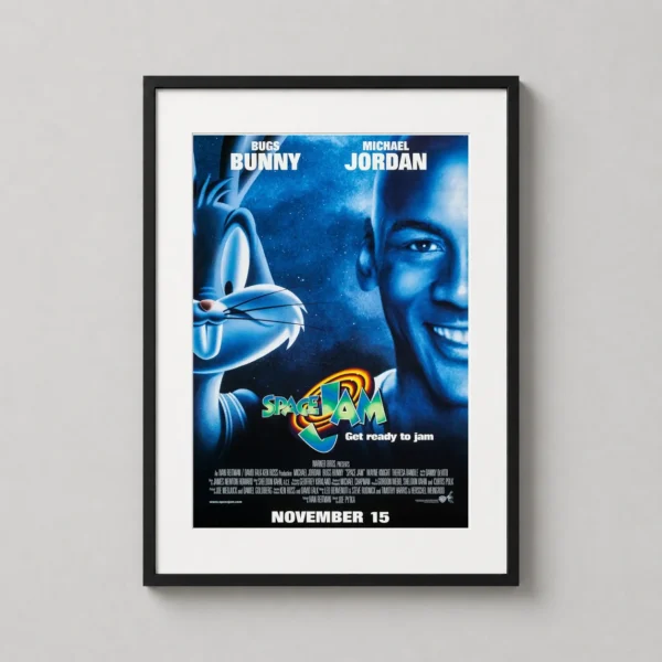 Space Jam Michael Jordan and Bugs Bunny Movie Poster