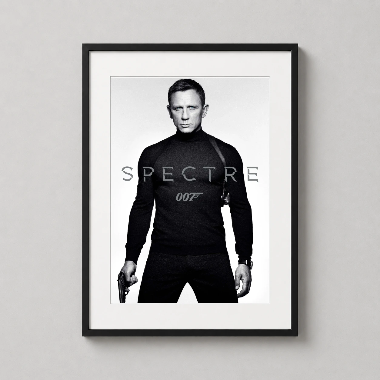 James Bond Spectre Daniel — daniel Craig portrays James Bond in a sleek black turtleneck and