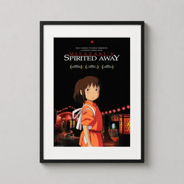 Spirited Away Studio Ghibli Chihiro Movie Poster